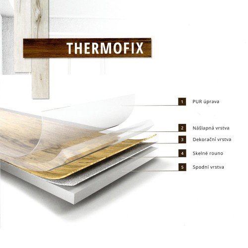 Fatra Thermofix Wood 2mm Ořech vlašský 12118-1